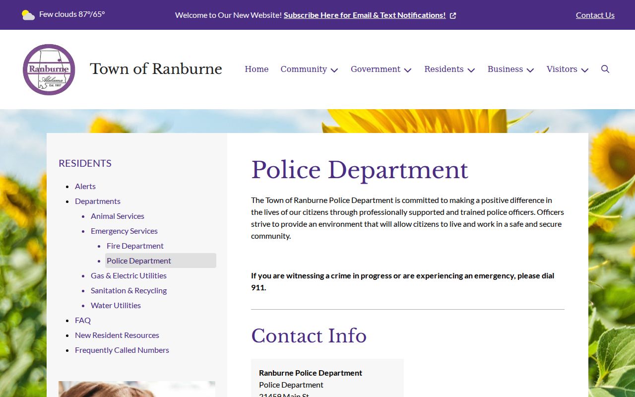 Heflin warrant lookup official police department page